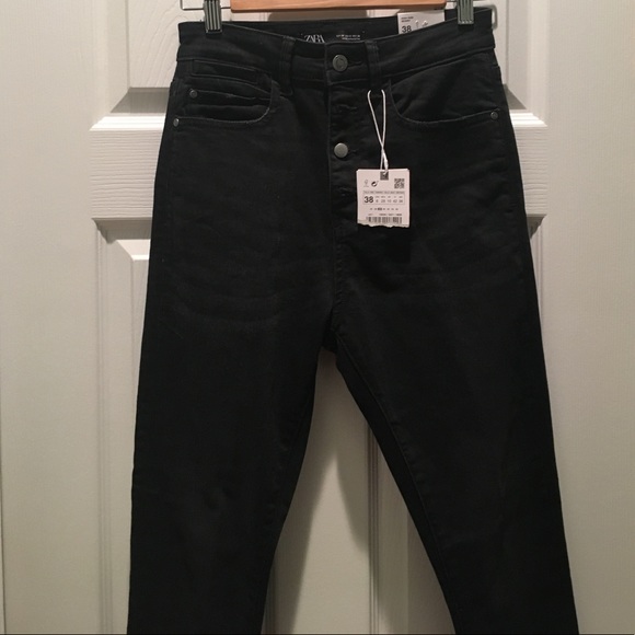 NWT Zara high rise skinny jeans - Picture 4 of 13
